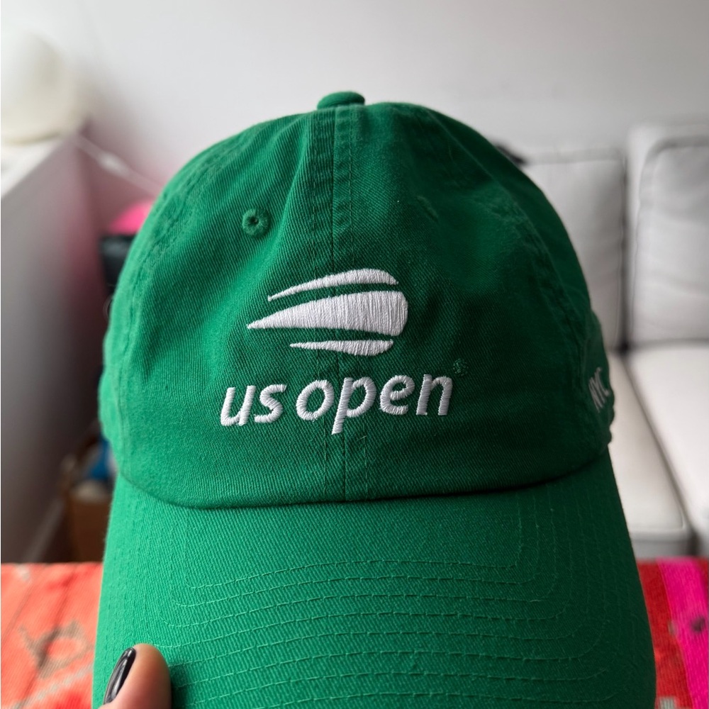 Green US Open baseball hat
